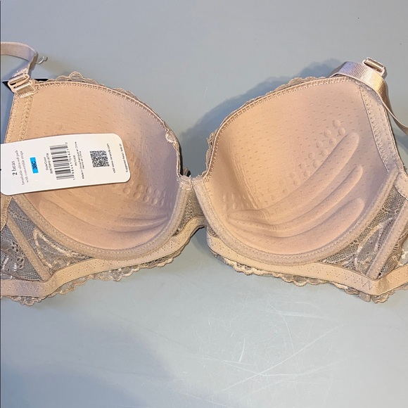Rene Rofe Nude Lace Bra 38 C - Picture 4 of 6